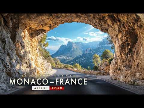 The Most Beautiful Mountain Road in France 🇲🇨🇫🇷 | Monaco to the Alps | 4K Scenic Drive