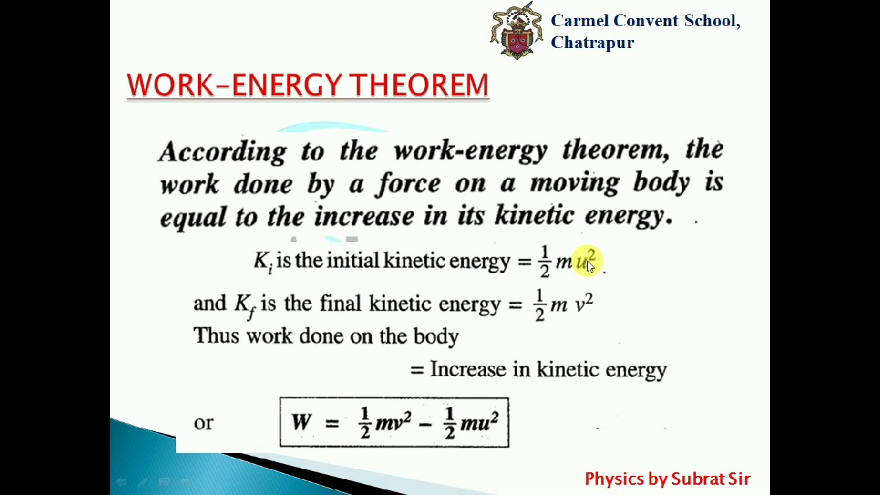 Ch2_5. Kinetic Energy and its forms ICSE Physics Class X
