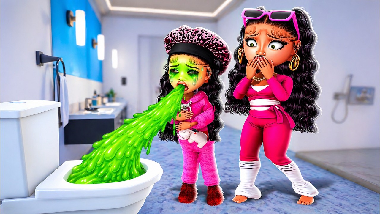BABY RAY Keeps THROWING UP, She’s Very SICK In LIFETOGETHER 🏠 RP | Roblox