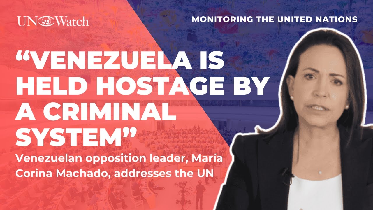 Venezuelan Opposition Leader María Corina Machado Addresses the UNHRC