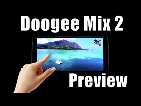 Doogee Mix 2 Preview: 5.99" Full Display, 6GB RAM and 4 cameras (Official video)