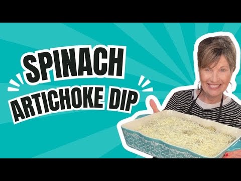 Baked Spinach Artichoke Dip Best Ever Appetizer Quick & Easy @ourforeverfarm