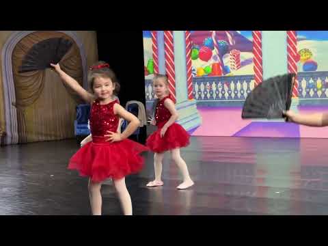 Emily’s as a Spanish Doll in Nutcracker ballet 2024