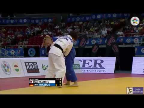 Judo 2014 Grand Prix Budapest: Tashiro (JPN) - Trajdos (GER) [-63kg] final