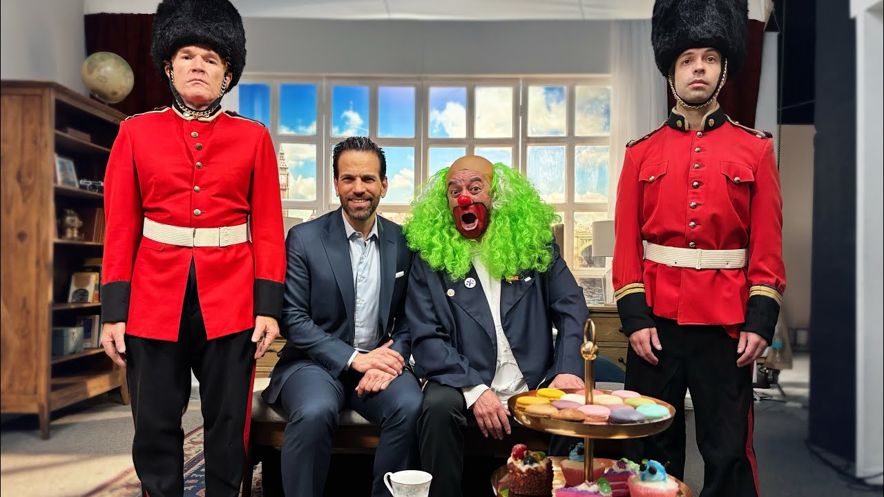 Brozo y Loret en el depa de Inglaterra  