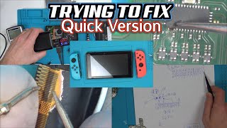 Repairing a Down & Out NINTENDO SWITCH (QUICK VERSION)