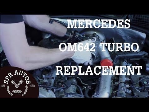 Mercedes OM642 v6 cdi Turbo replacement & inlet port shut off motor