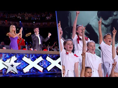 Children's Choir 'Stand Up' for their HEROIC parents | Semi-Finals | BGT 2022