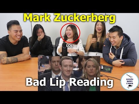 "INTERROGATING ZUCKERBERG" — A Bad Lip Reading Reaction | Aussie Asians
