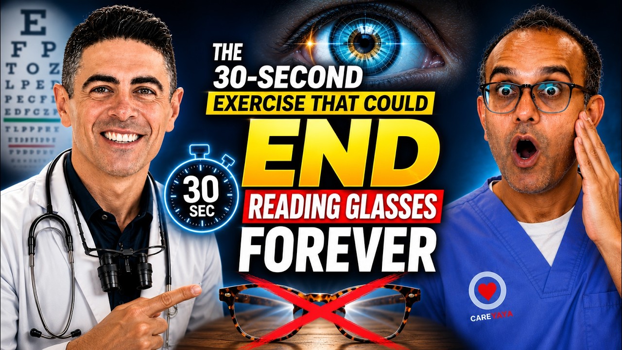 The 30-Second Exercise That Could End Reading Glasses Forever. (Top Vision Expert Explains)