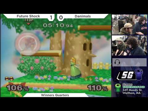 SG 22.7 SSBM - Future Shock (C. Falcon) vs. Danimals (Peach) - Melee WQF