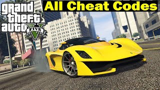 GTA 5 cheat codes for PC | All cheat codes for gta 5 | Part 1