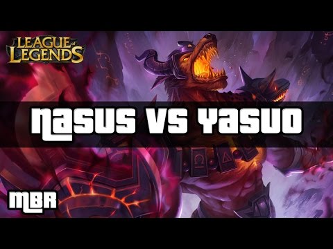 Infernal Nasus Vs Yasuo (45%CDR) - League Of Legends - HD