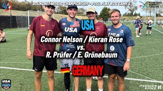 Roundnet World Championships 2026 - Pool Play Game 7 - USA - Nelson/Rose vs GER - Grönebaum/Prüfer