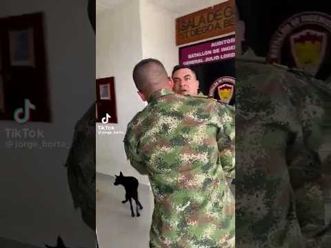Coronel se alza y lo arrestan por su conducta inapropiada #colombia #fac #coronel #shorts #petro