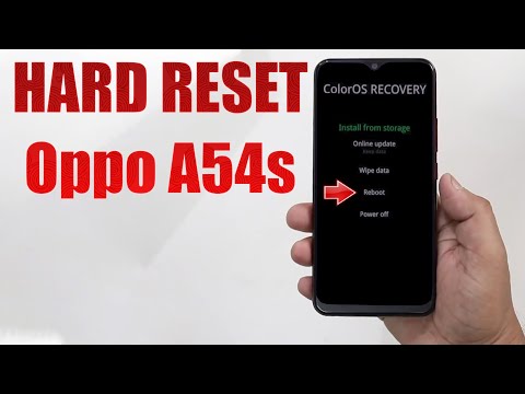 Hard Reset Oppo A54s | Factory Reset Remove Pattern/Lock/Password (How to Guide)