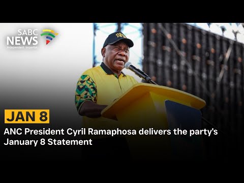 ANC Jan 8 | ANC President Cyril Ramaphosa delivers the party's January 8 Statement