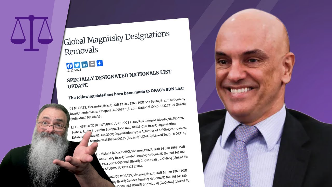 TRUMP tirou ALEXANDRE de MORAES da MAGNITSKY: ARREGOU de GRAÇA? OU NEGOCIOU ALGO com LULA e XANDÃO?