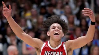 Neenah High School defeats Kimberly on Chevalier Emery Jr.'s 3-pointer at the buzzer