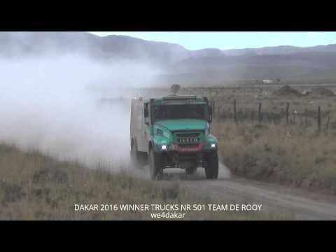 DAKAR 2016 WINNER TRUCKS NR 501 TEAM DE ROOY