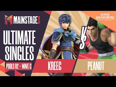 Kreeg vs Peanut - SSBU Singles: Pools R2 Wave G - Mainstage 2021 | Marth vs Little Mac