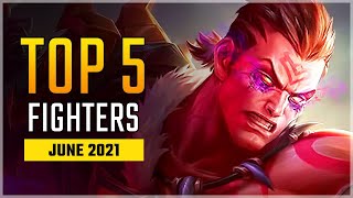 Top 5 Best Fighter Heroes in June 2021 | Phoveus Impresses! Mobile Legends