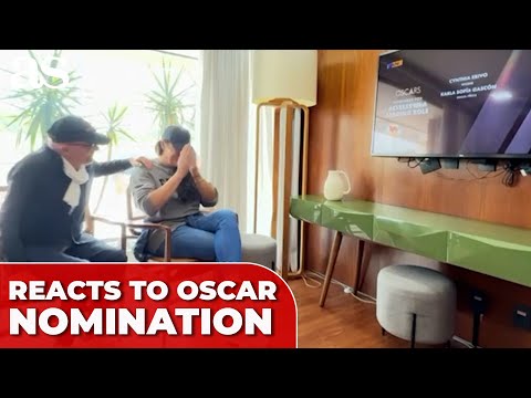 KARLA SOFÍA GASCÓN reacts to her OSCAR NOMINATION