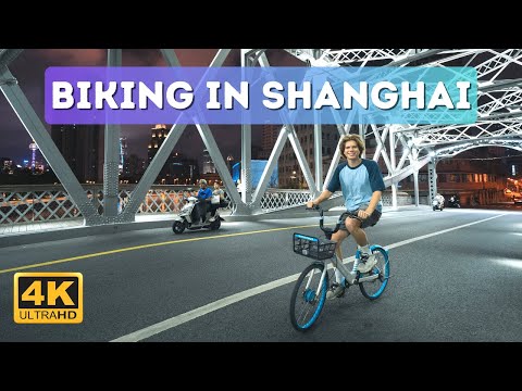Passeio de bicicleta por Xangai: ao longo do riacho Suzhou