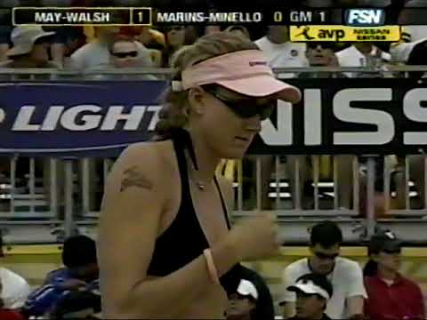 (1st Half) AVP - 2005 San Diego Women's Final - May & Walsh vs Minello & Mimi Amaral
