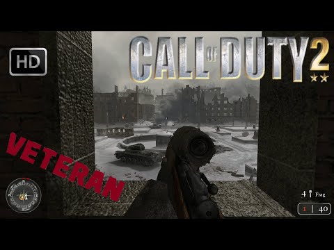 Call of Duty 2 - Fortress Stalingrad - Comrade Sniper (Difficulty:Veteran) [1080p60FPS]