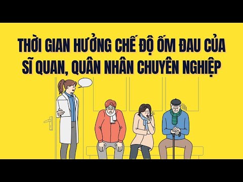 Điểm mới về thời gian hưởng chế độ ốm đau của sĩ quan, quân nhân chuyên nghiệp