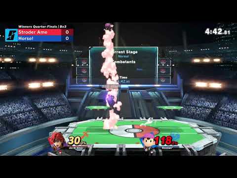 Smash at Park University WR3 - Stroder Ame (Roy) vs. Horse! (Ness)