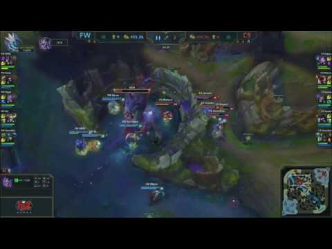 C9 Jensen rouba barão na ult da Flash Wolves