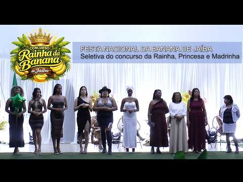JAÍBA - Prefeitura realiza concurso para escolher a rainha, princesa e madrinha da Festa da Banana
