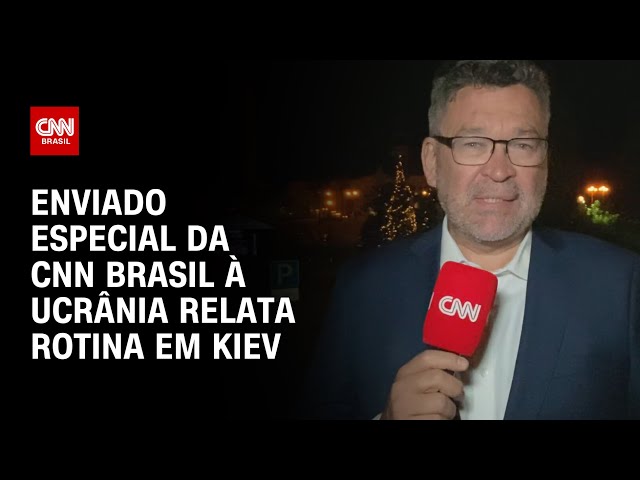 Enviado especial da CNN Brasil à Ucrânia relata rotina em Kiev | CNN PRIME TIME