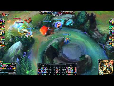 SKT T1 Faker: KR LOL SoloQ Highlights, LeBlanc vs Lulu , KR Nagne - QuadraKill LOL