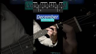 December - Collective Soul  | (Fingerstyle Intro) TABS Tutorial - Dr. Guitar