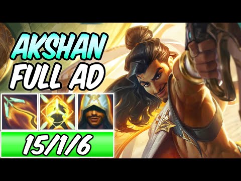 AKSHAN ADC GAMEPLAY - NEW AMAZING CHAMPION GUIDE | Build & Runes | League of Legends