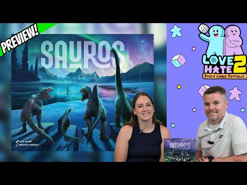 Sauros - A Non-Gamer's Preview Of This Trick Taking Tile Laying Dinosaur Game