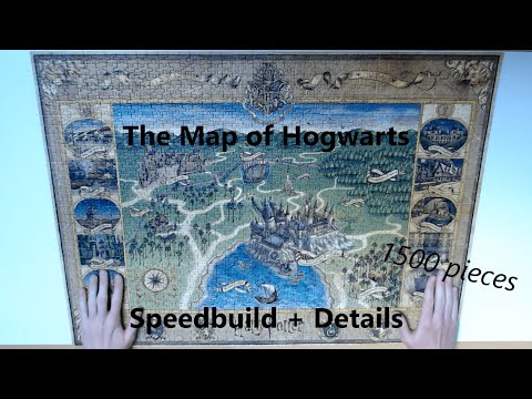 Ravensburger Dėlionė 1500 vnt. - Hogvartso žemėlapis