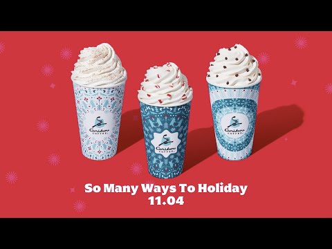 Copos de Natal Caribou Coffee® 2021