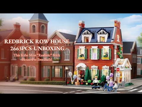 Vidéo Lumibricks Town Life 15009 : Maison de ville en briques rouges