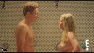 Chelsea Handler and Conan O'Brien Naked Shower Fight Skit!