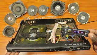 Convert old CD player into a powerfull stereo speaker with 5V Audio Bluetooth Kit , FM, USB, AUX,