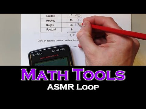 ASMR Loop: Math Tools - Unintentional ASMR - 1 Hour