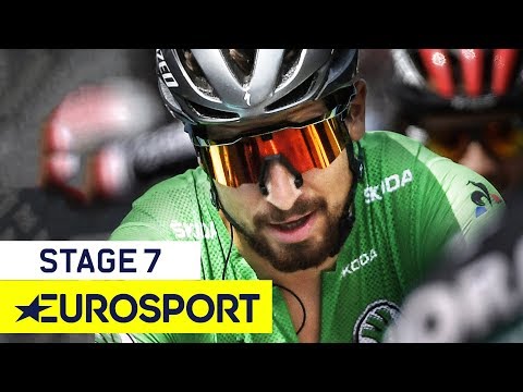 Groenewegen Powers Past Sagan to Win Sprint | Tour de France 2018 | Stage 7 Highlights