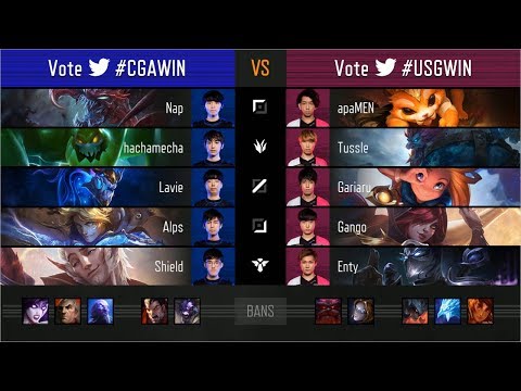 [LJL]CGA(hachamecha ザック) VS USG(apaMen ナー) Game 2 - LJL Summer 2018 Round 6