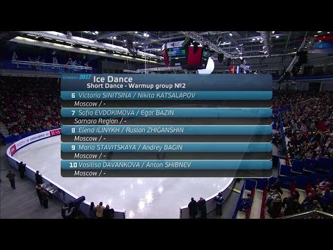 2017 Russian Nationals - Ice Dance SD Group 2 ESPN