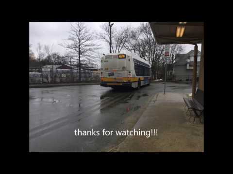 mbta bus ride! route 62/76 from alewife-arlington hights [xde40  hybrid 1439]