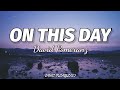David Pomeranz - On This Day (Lyrics)🎶